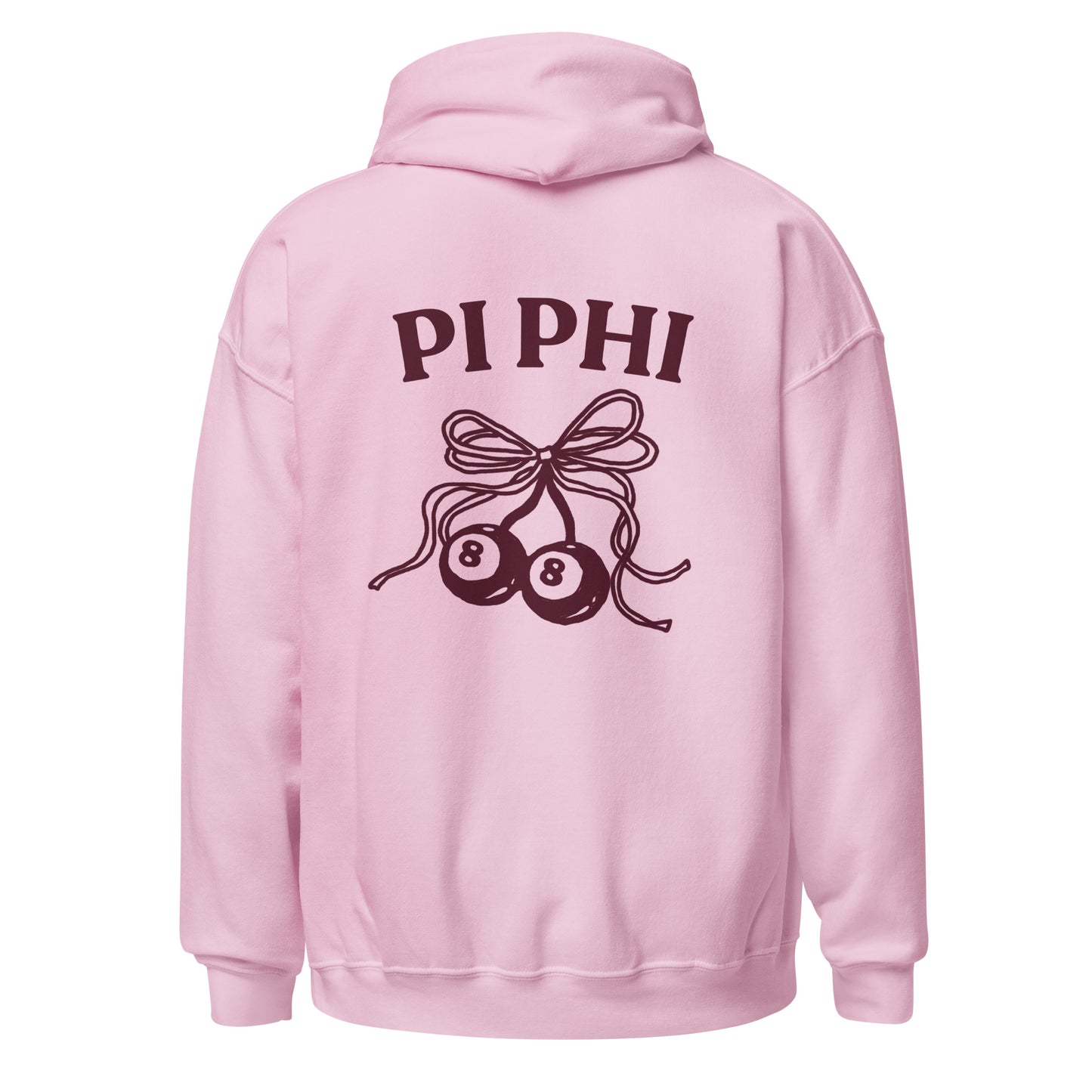Bows & 8Ball Hoodie (Front Embroidered)