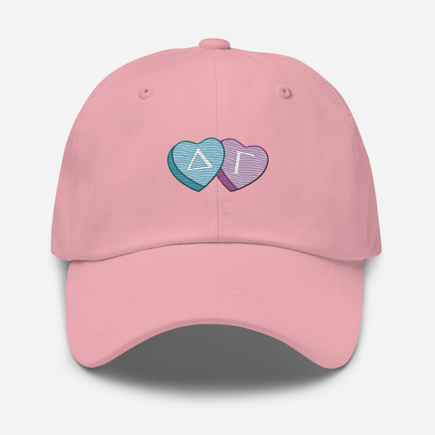 Candy Hearts Embroidered Dad Hat