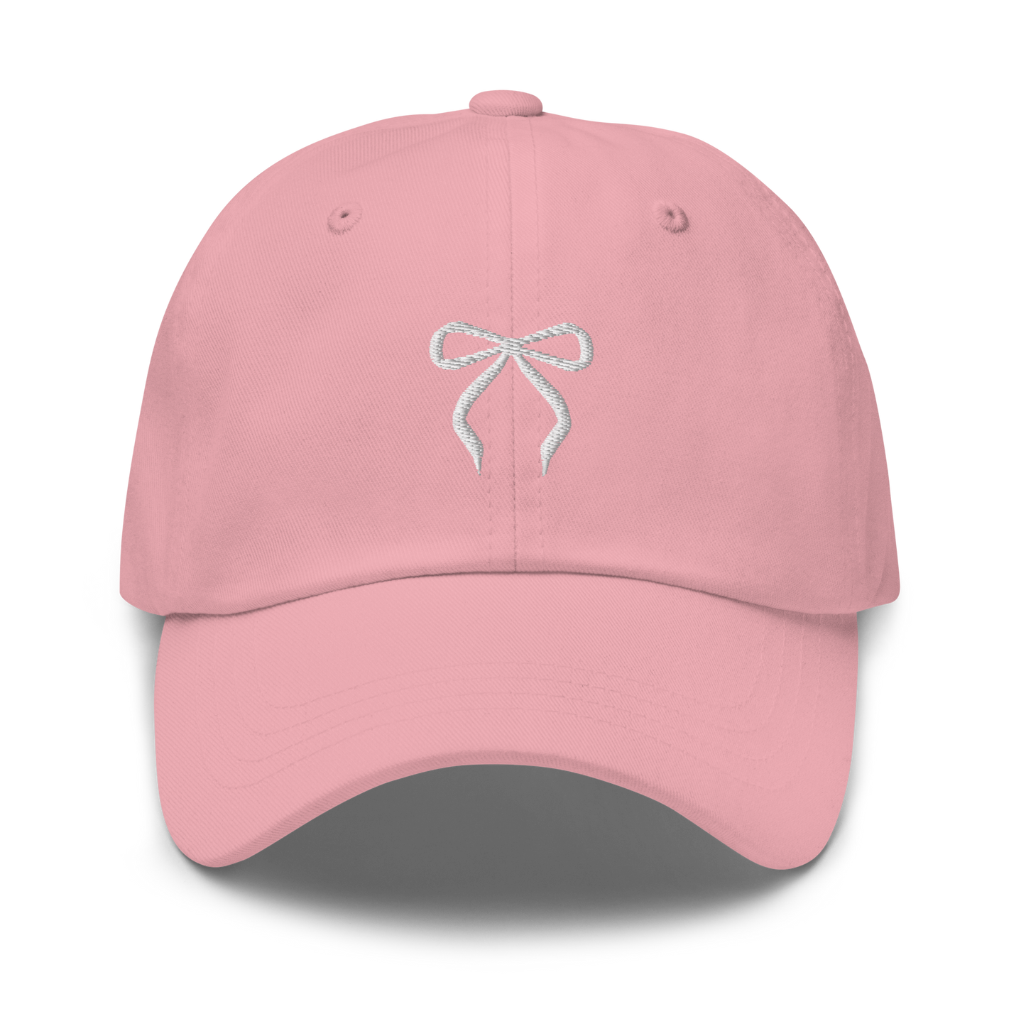 Embroidered Bow Dad Hat