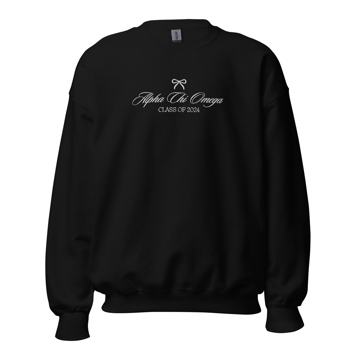 Alumni Bow Embroidered Crewneck