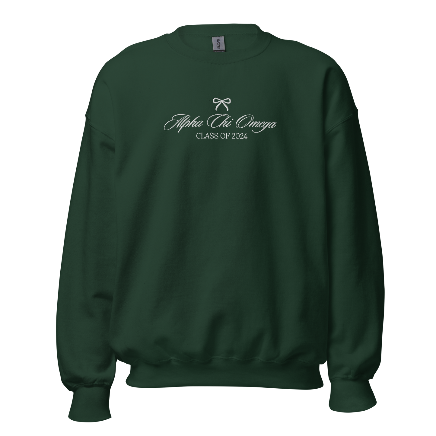 Alumni Bow Embroidered Crewneck