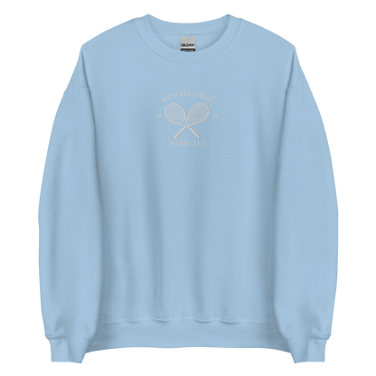 Tennis Club Embroidered Crewneck