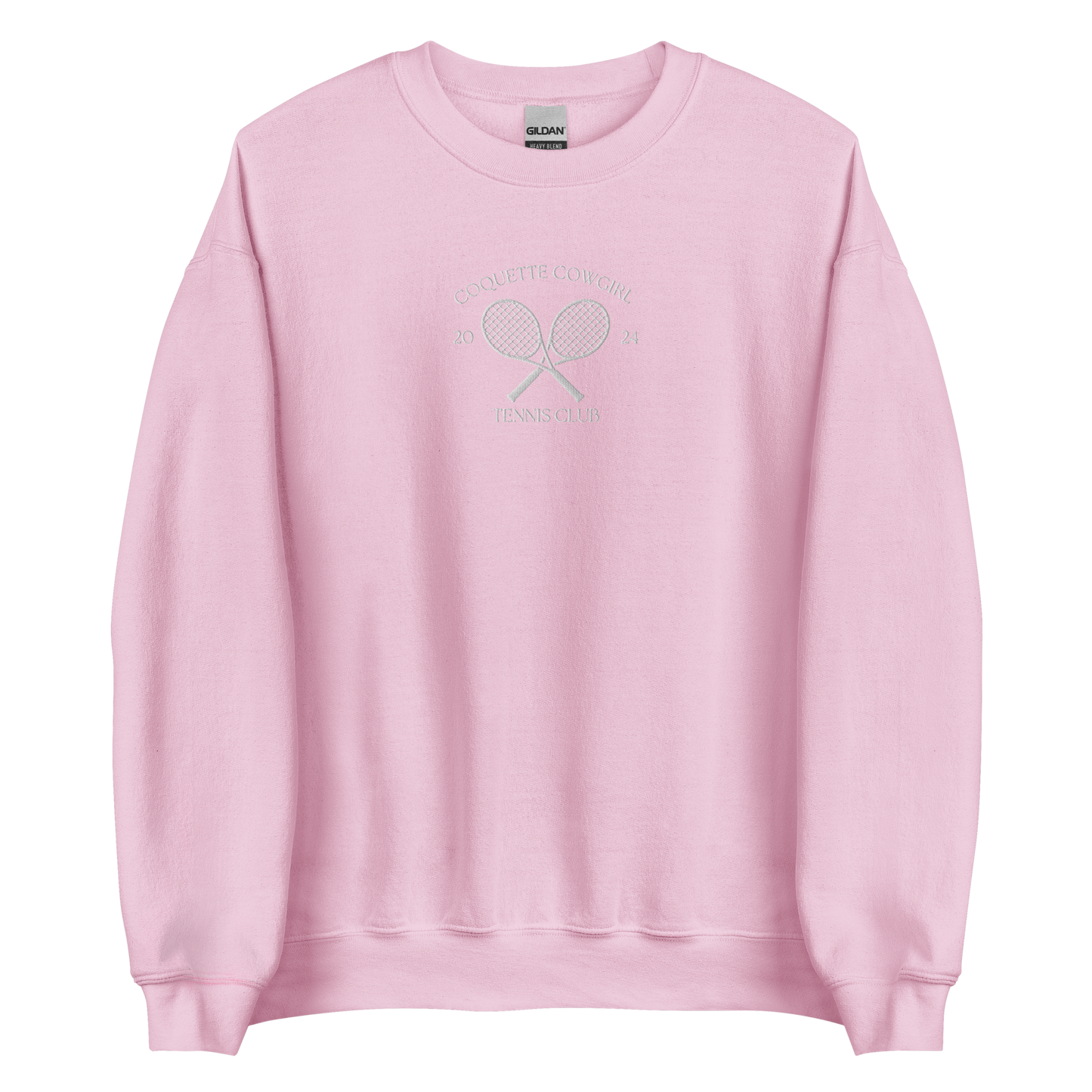 Tennis Club Embroidered Crewneck