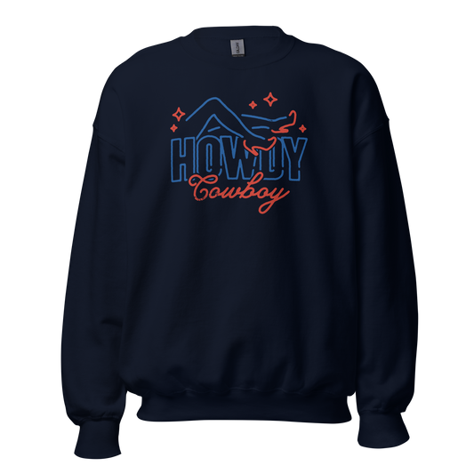 Howdy Cowboy Crewneck