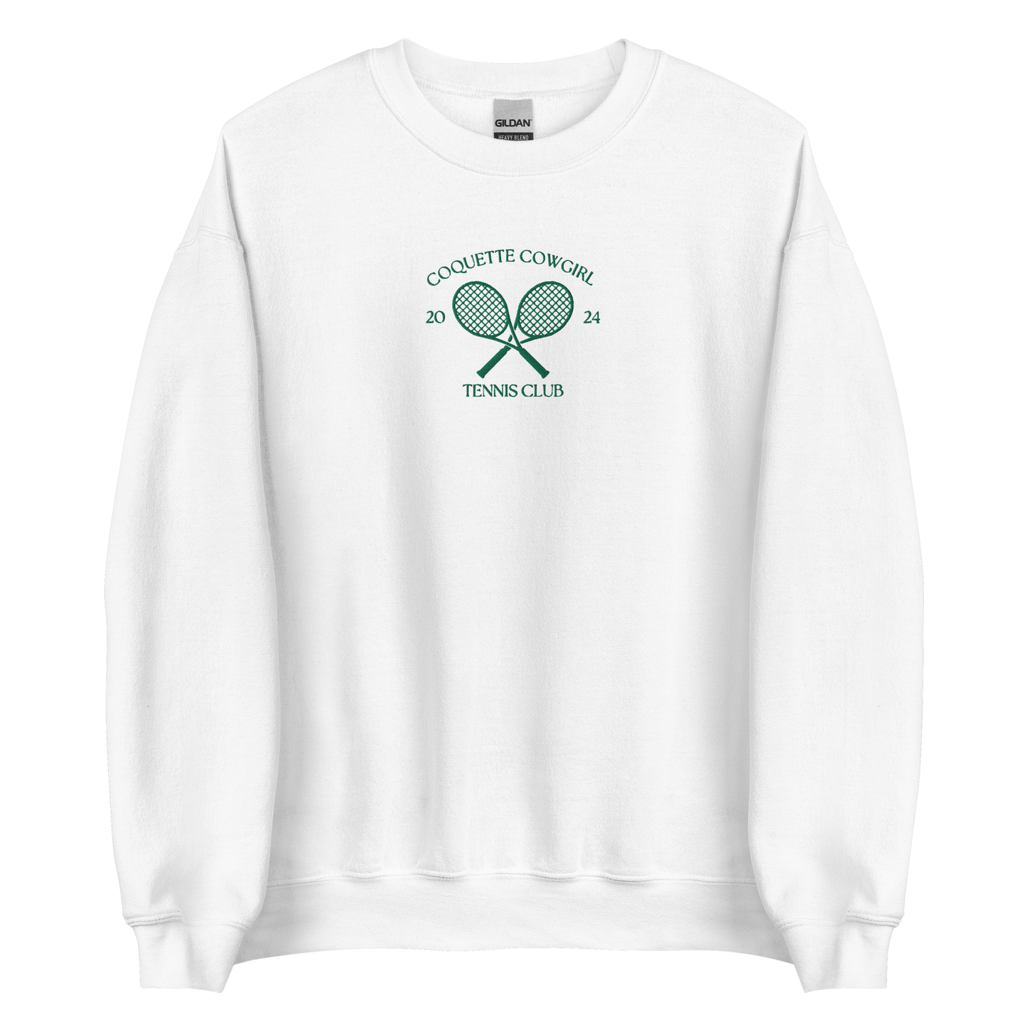 Tennis Club Embroidered Crewneck