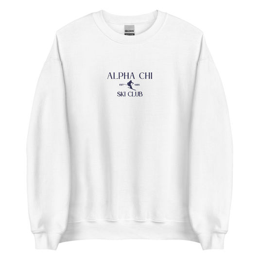 Ski Club Embroidered Crewneck