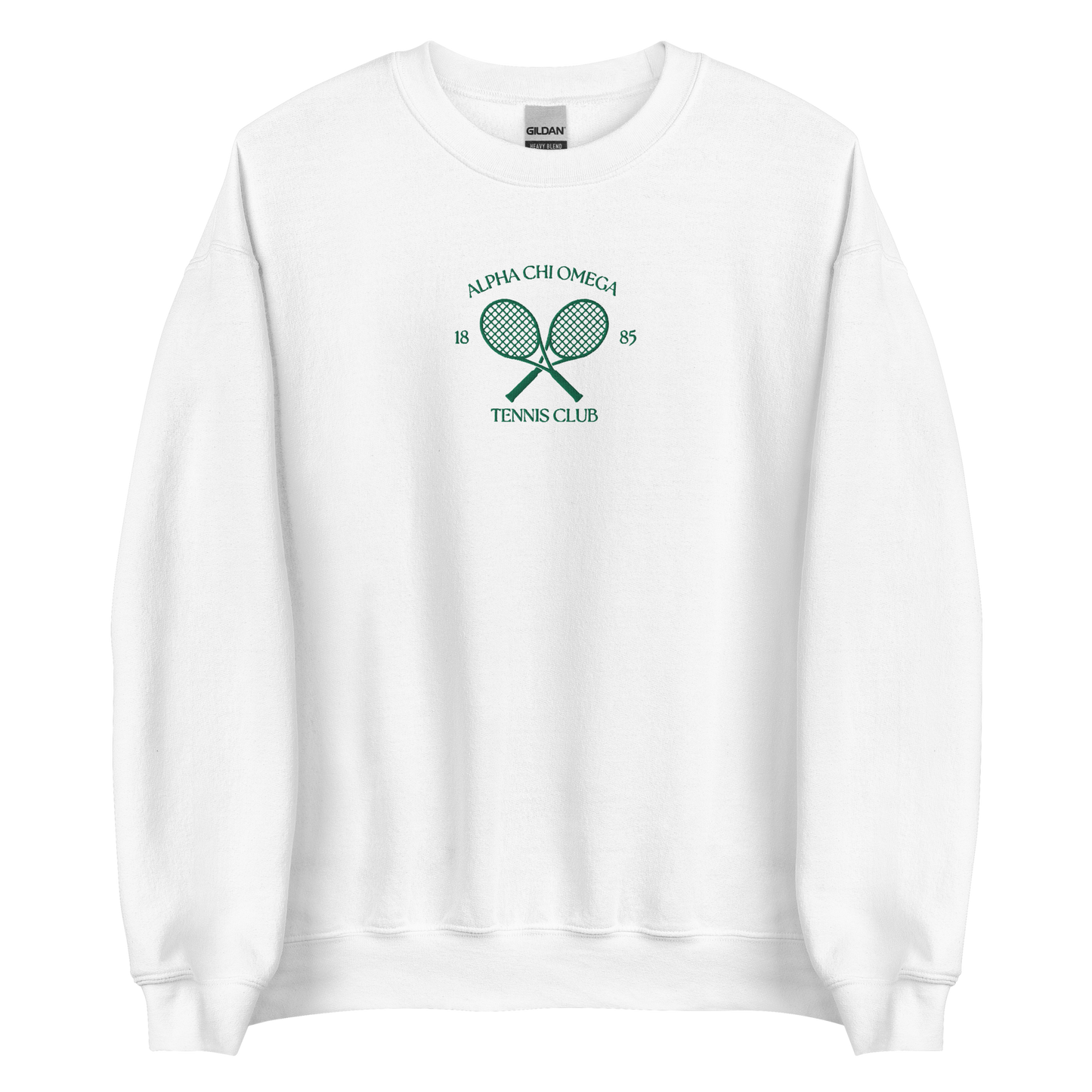 Tennis Club Embroidered Crewneck