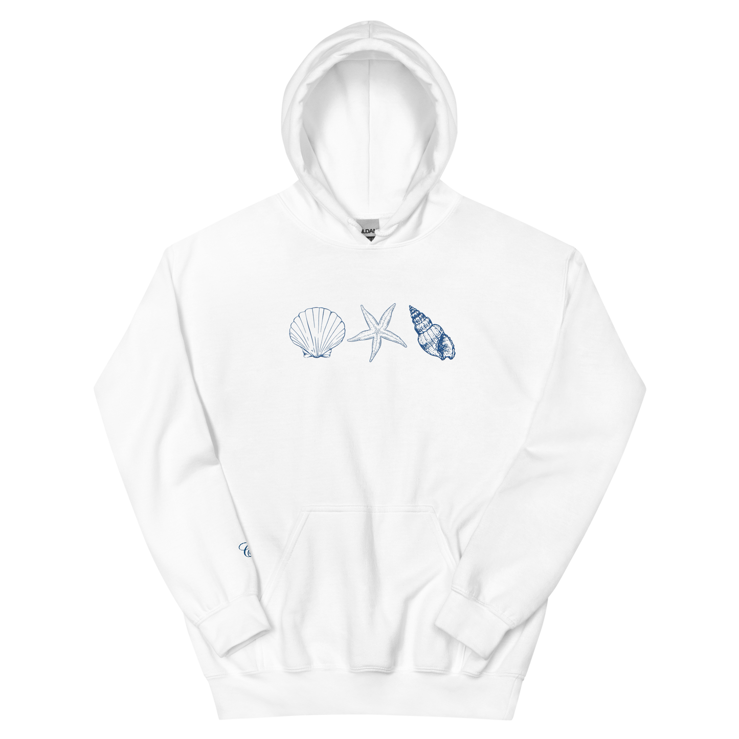 Coastal Embroidered Hoodie