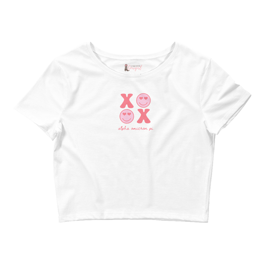 XOXO Crop Tee